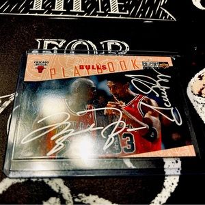 Michael Jordan & Scottie Pippen signed with COA 🏀